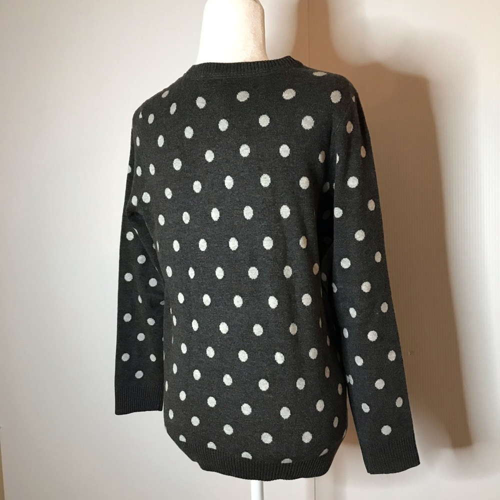 New Charter Club Polka Dots Pullover Sweater - Picture 11 of 15